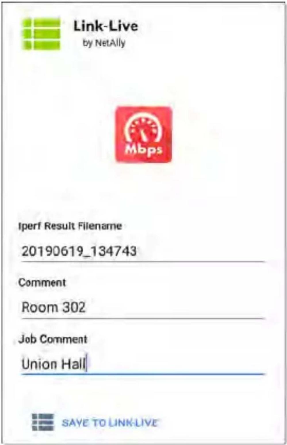 NetAlly LinkRunner 10G - Uploading iPerf Results to Link-Live - 1