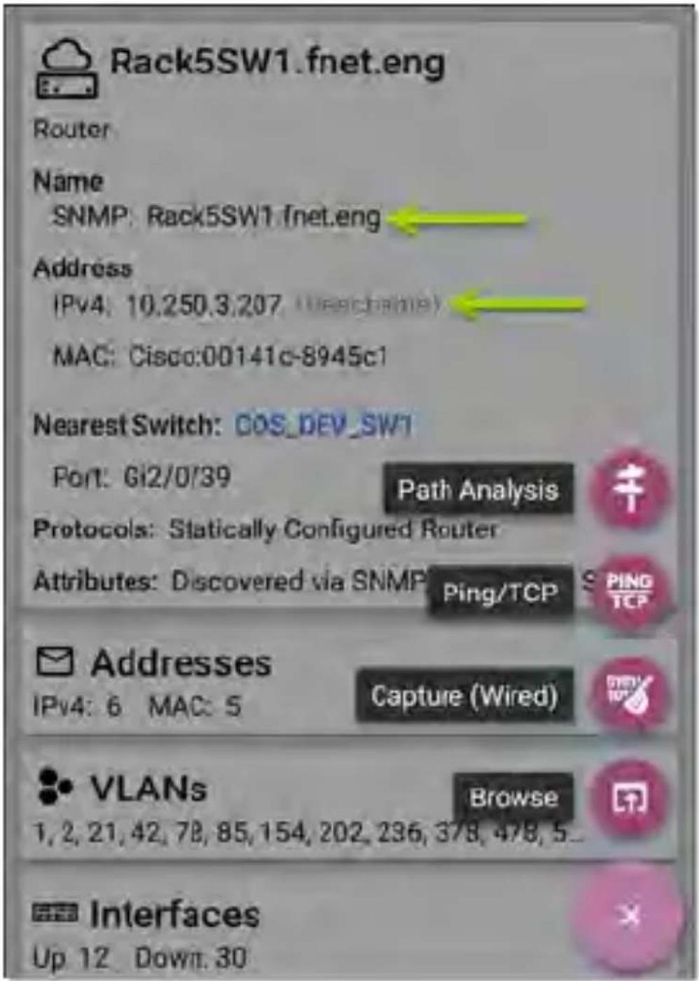 NetAlly LinkRunner 10G - Auto-Populating Device Addresses - 2