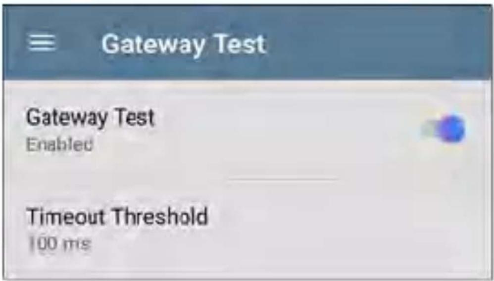 NetAlly LinkRunner 10G - Gateway Test Settings - 1