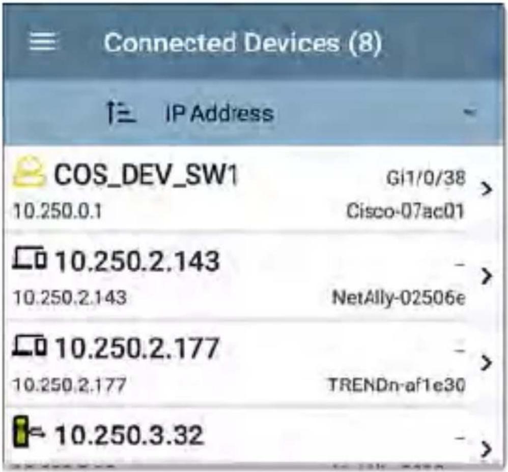 NetAlly LinkRunner 10G - Connected Devices - 1