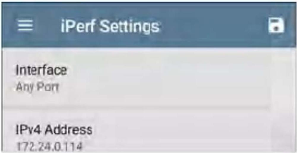 NetAlly LinkRunner 10G - Saving Custom iPerf Settings - 1