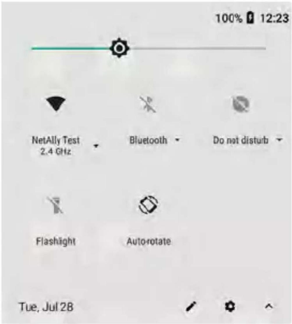 NetAlly LinkRunner 10G - Quick Settings Panel - 2