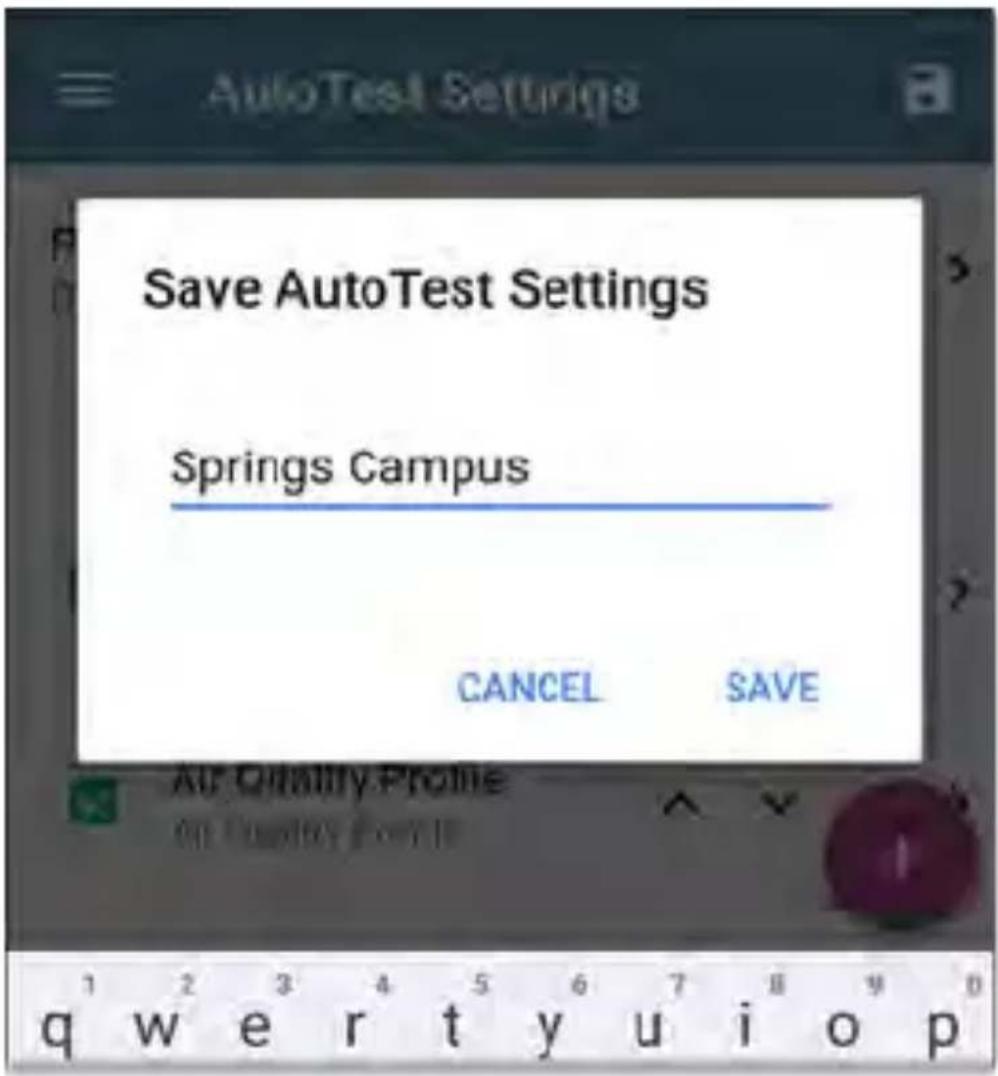 NetAlly LinkRunner 10G - Custom AutoTest Settings/Profile Group Names - 1