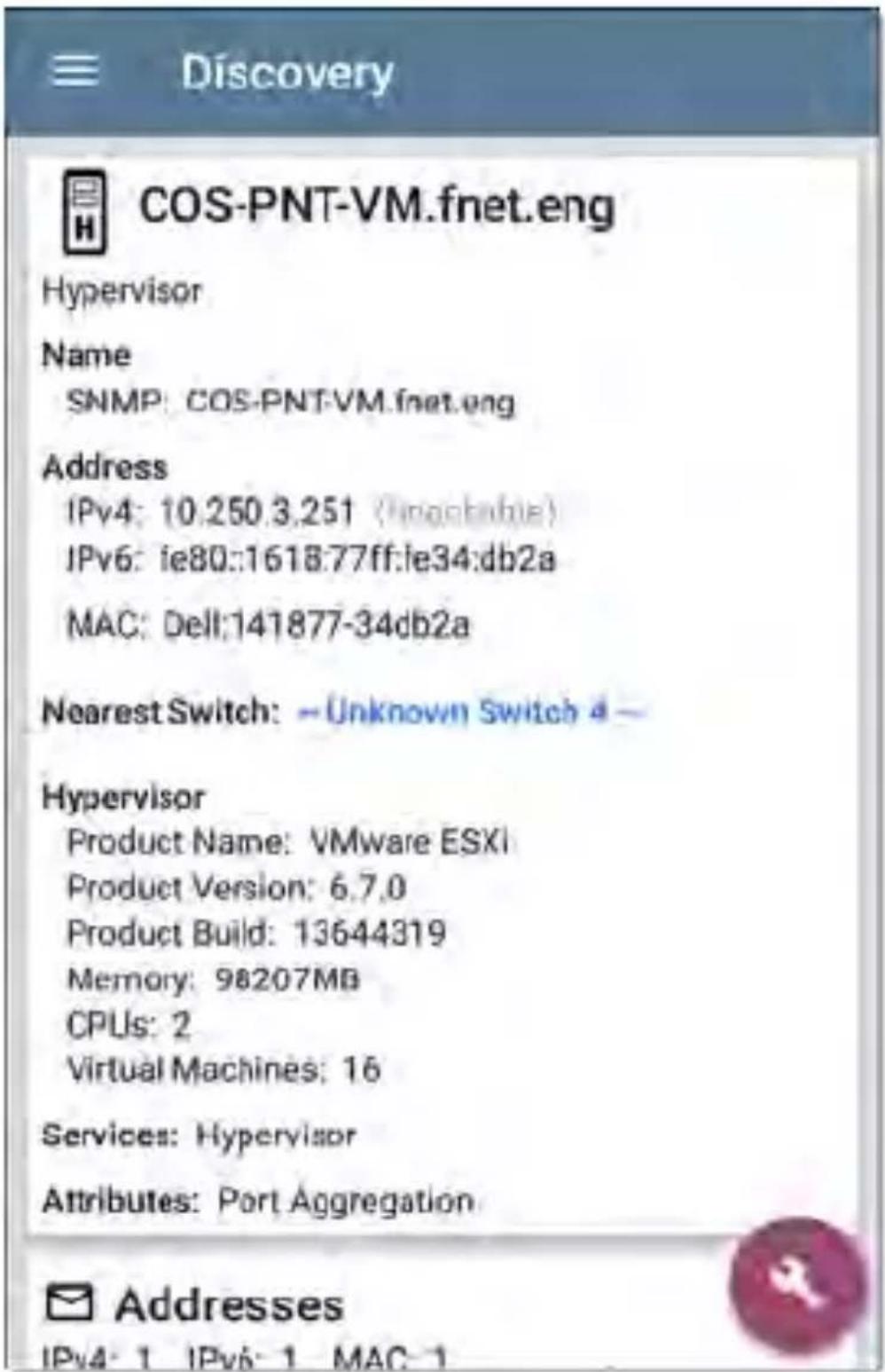 NetAlly LinkRunner 10G - Hypervisors - 1