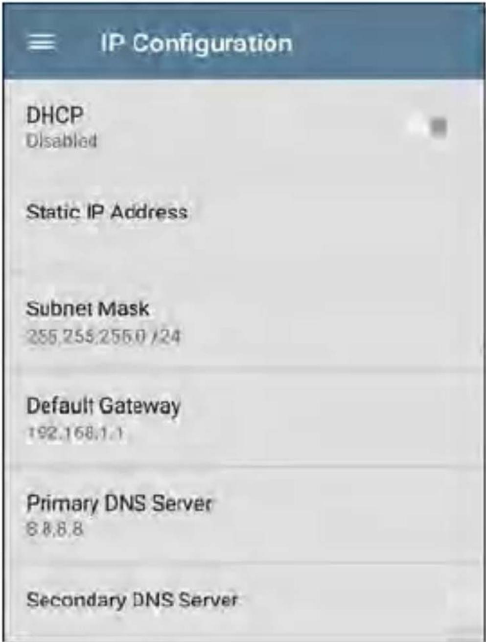 NetAlly LinkRunner 10G - Static IP Address - 1