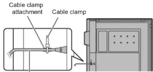 Cable clamp attachment Cable clamp