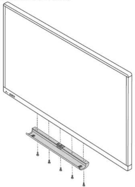 SHARP Aquos Board PN-L851H - ■Attaching the Tray - 1