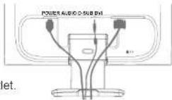 V7 L19FM - Monitor installation - 2