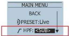 DAS Audio Action-508A - HPF (High Pass Filter): - 3