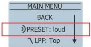 DAS Audio Action-508A - PRESETS: - 2