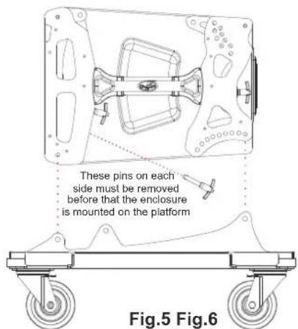 DAS Audio Event-121A - units mounting on a flatbed dolly - 3