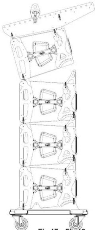 DAS Audio Event-121A - Array mounting of groups of 4 units on a flatbed dolly - 6