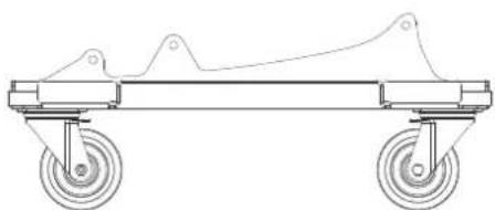 DAS Audio Event-121A - units mounting on a flatbed dolly - 6