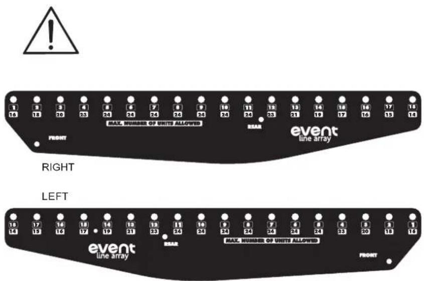 DAS Audio Event-121A - Array mounting of groups of 4 units on a flatbed dolly - 2