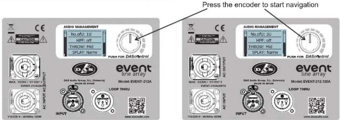 DAS Audio Event-121A - 12) HPF/THRU : - 2