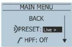 DAS Audio Action-S118A - PRESETS: - 4