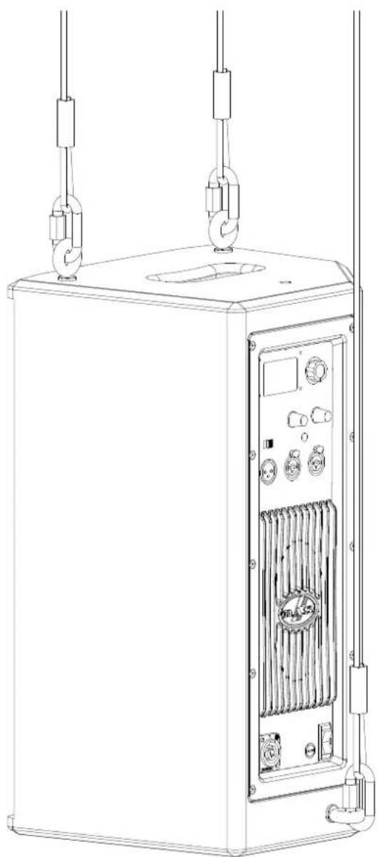 DAS Audio Action-S118A - Flying with eyebolts - 3