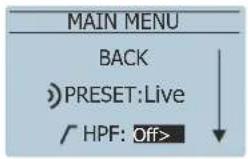 DAS Audio Action-S218A - HPF (High Pass Filter): - 2