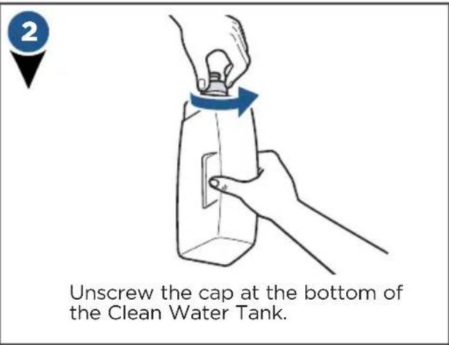 BISSELL PowerClean 2771B - Filling the Clean Water Tank - 2