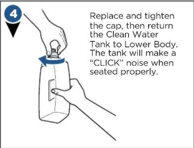 BISSELL PowerClean 2771B - Filling the Clean Water Tank - 4