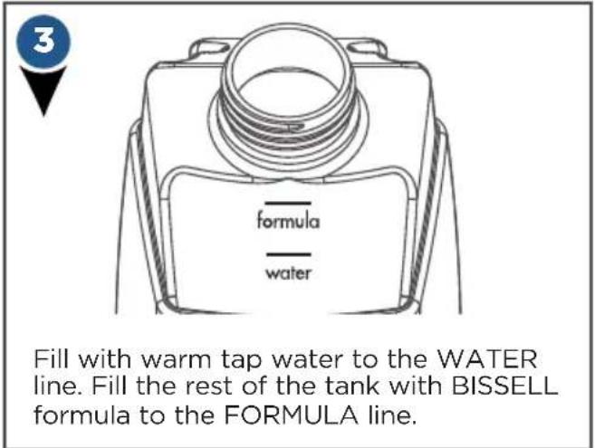 BISSELL PowerClean 2771B - Filling the Clean Water Tank - 3