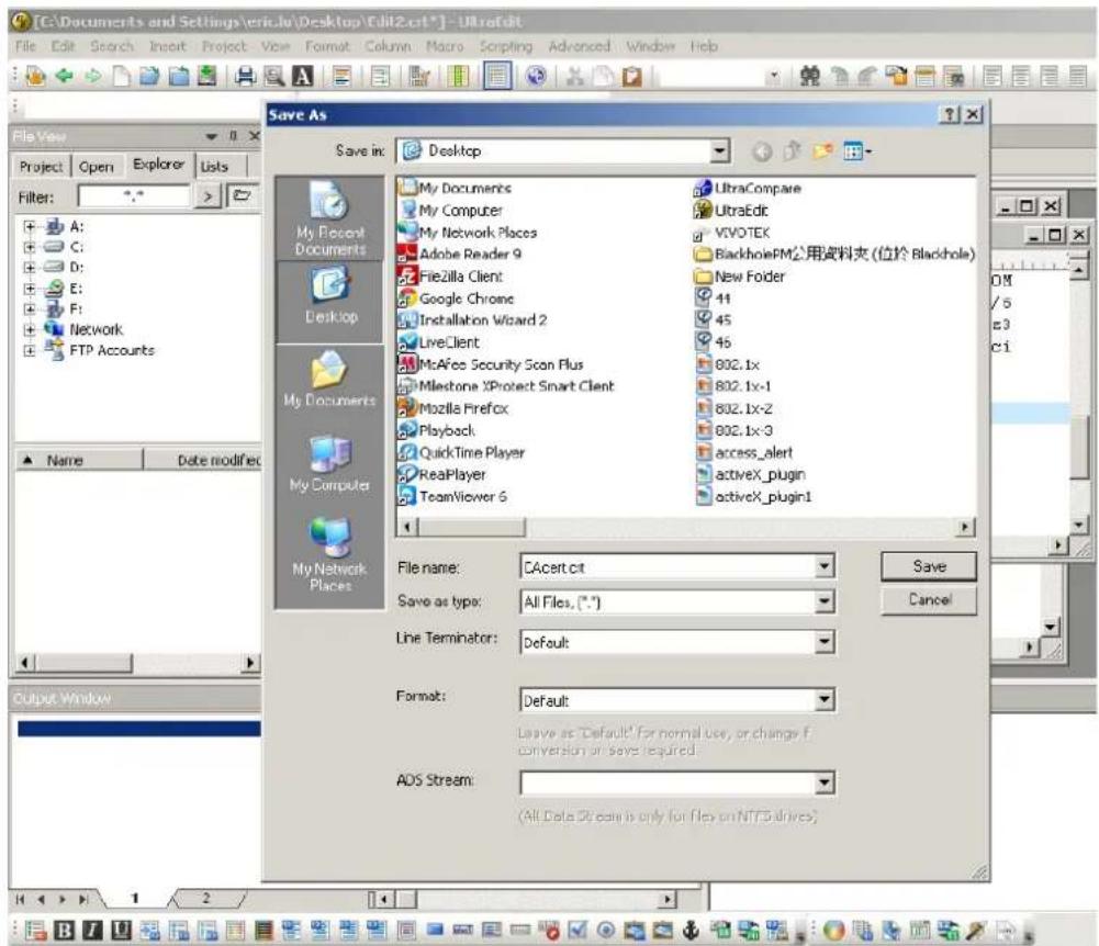 Vivotek FD9369 - Create certificate request and install - 7