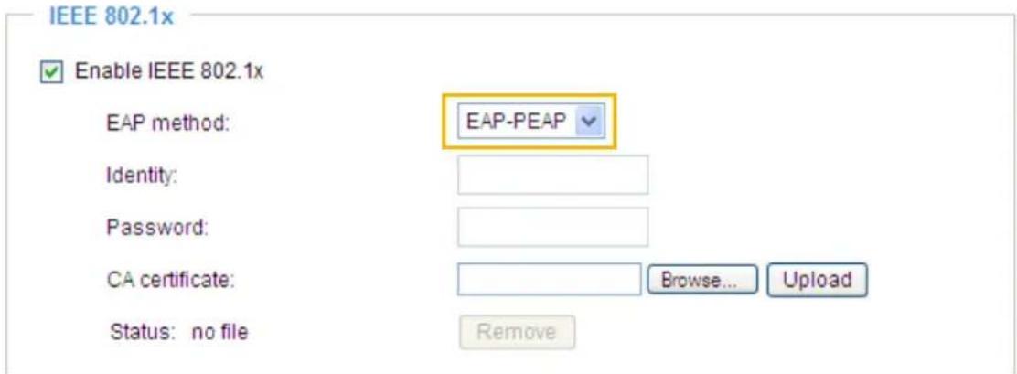 Vivotek FD9369 - Security > IEEE 802.1X - 2