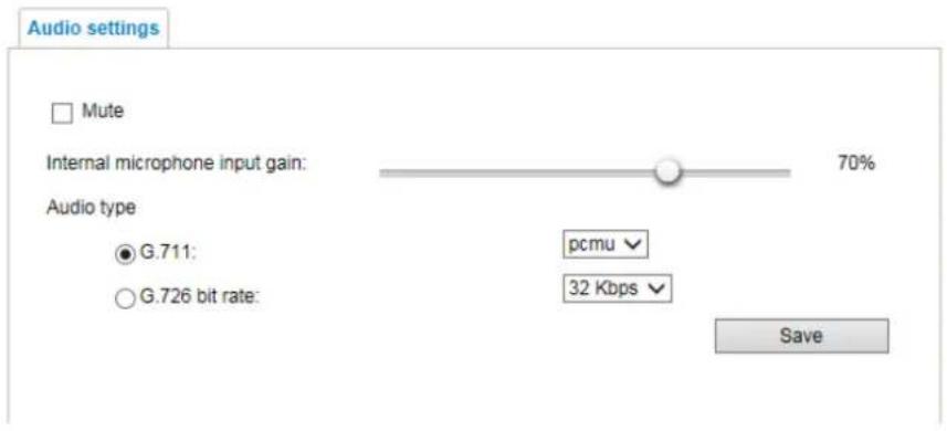 Vivotek FD9369 - Audio Settings - 1