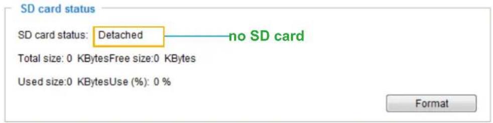 Vivotek FD9369 - SD card staus - 1