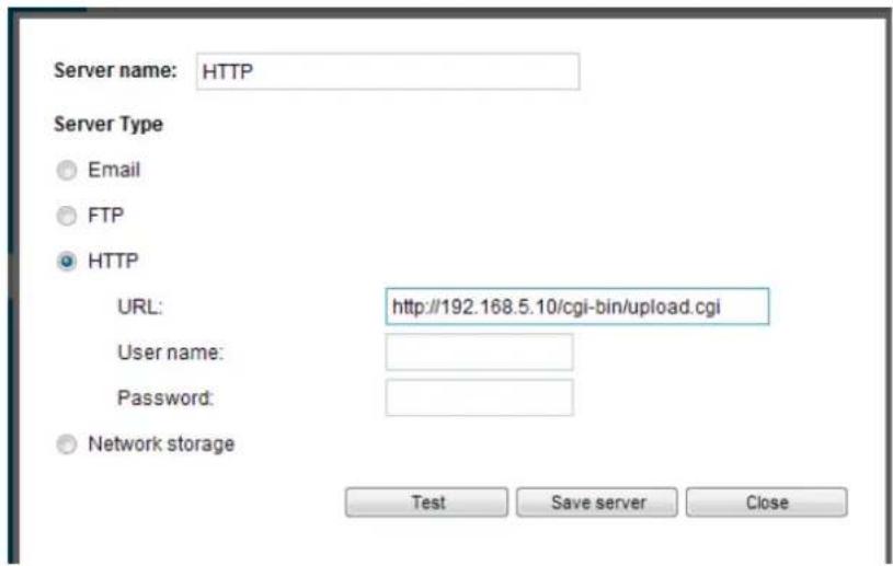 Vivotek FD9369 - Server type - HTTP - 1