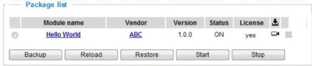 Vivotek FD9369 - Applications > Package management - a.k.a., VADP (VIVOTEK Application Development Platform) - 3