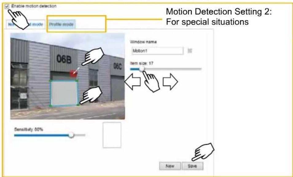 Vivotek FD9367-EHTV-v2 - Applications > Motion detection - 1