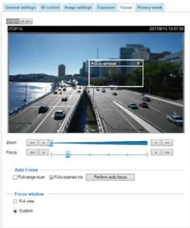 Vivotek FD9367-EHTV-v2 - Focus (Available on the FD9167-HT, FD9367-HTV and FD9367-EHTV) - 1