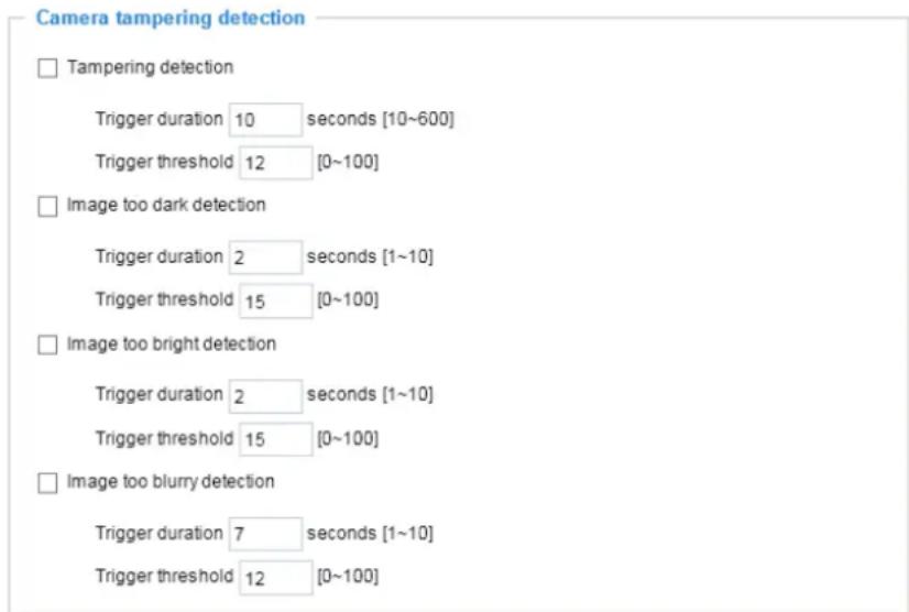 Vivotek FD9367-EHTV-v2 - Applications > Tampering detection - 1