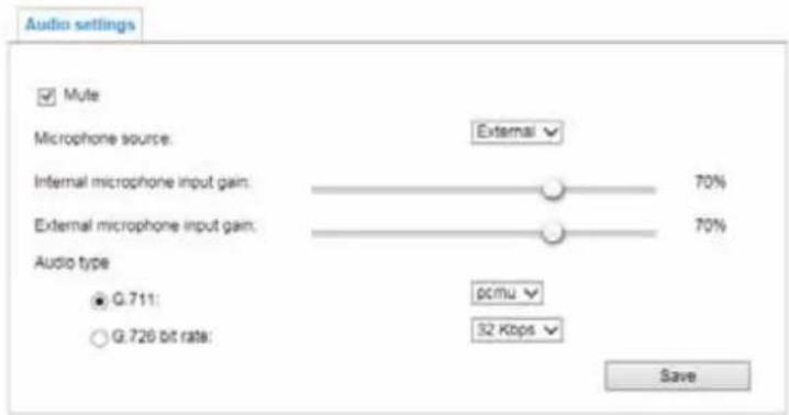 Vivotek FD9367-EHTV-v2 - Audio Settings - 1