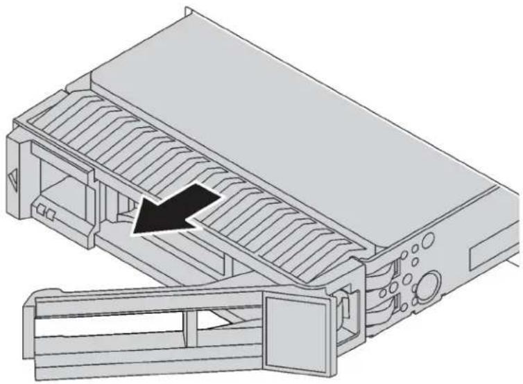 LENOVO ThinkSystem SR530 - Remove a hot-swap drive - 4