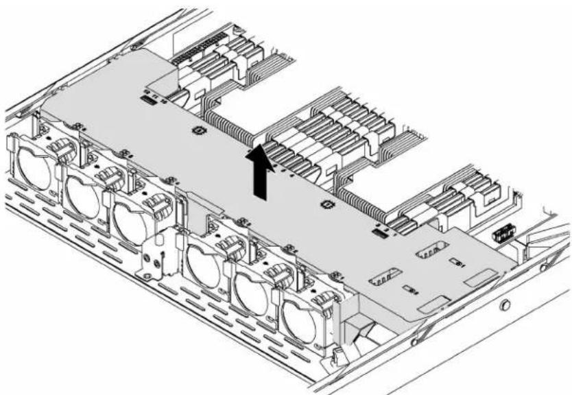 LENOVO ThinkSystem SR530 - Remove the air baffle - 3