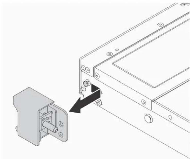 LENOVO ThinkSystem SR530 - Remove the rack latches - 4