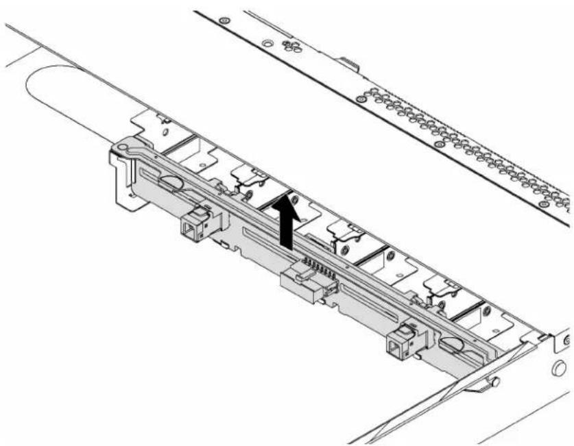 LENOVO ThinkSystem SR530 - Remove the backplane for eight 2.5-inch hot-swap drives - 4