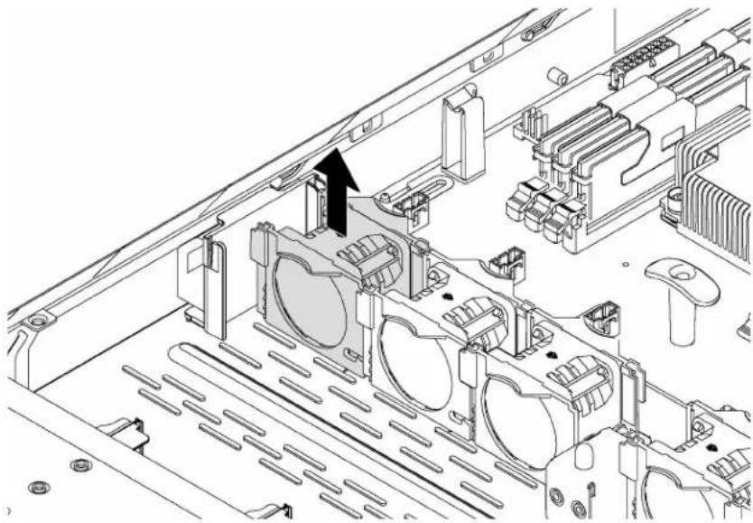 LENOVO ThinkSystem SR530 - Remove a system fan - 4