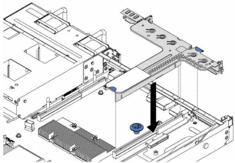 LENOVO ThinkSystem SR530 - Install a riser card - 5