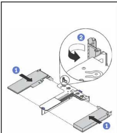 Technical diagram showing a mechanical assembly with labeled components and an inset view of a device with directional arrows.