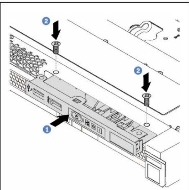 Technical diagram of a computer drive with labeled components and arrows indicating assembly steps