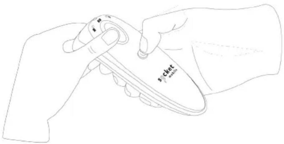 Socket Mobile DuraScan D760 - Going from Auto Scan Mode to Normal Scanning Mode (Mobile Mode) - 1