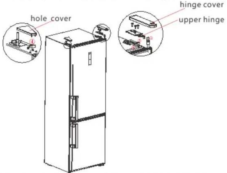 hole cover hinge cover upper hinge