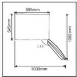 595mm 545mm 1.35 1033mm 1080mm