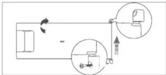 BLAUPUNKT 5CK221FF0 - Türanschlag der Gefrierfachtür wechseln - 1