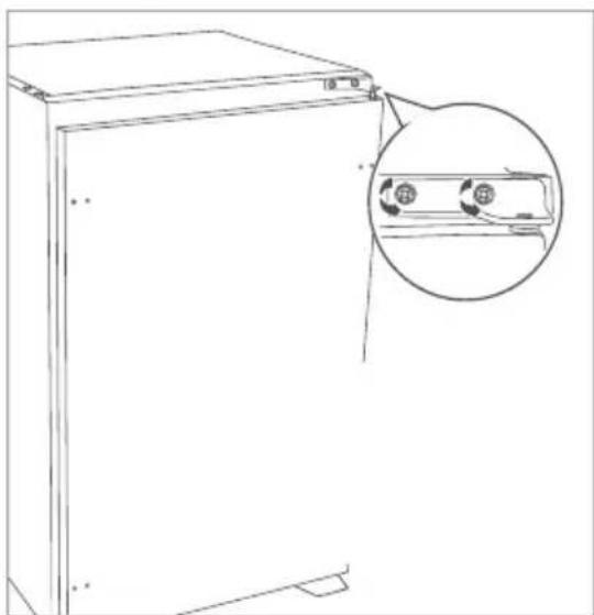 BLAUPUNKT 5CG221FF0 - Türanschlag der Kühlschranktür wechseln - 1