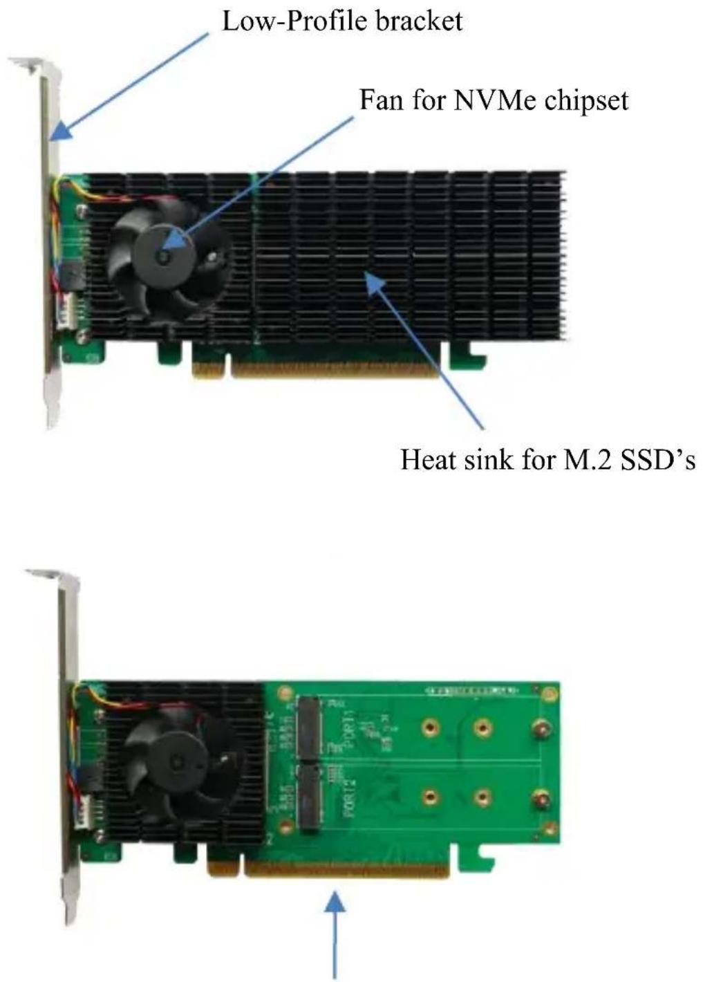 Highpoint SSD7502 - Front View - 1