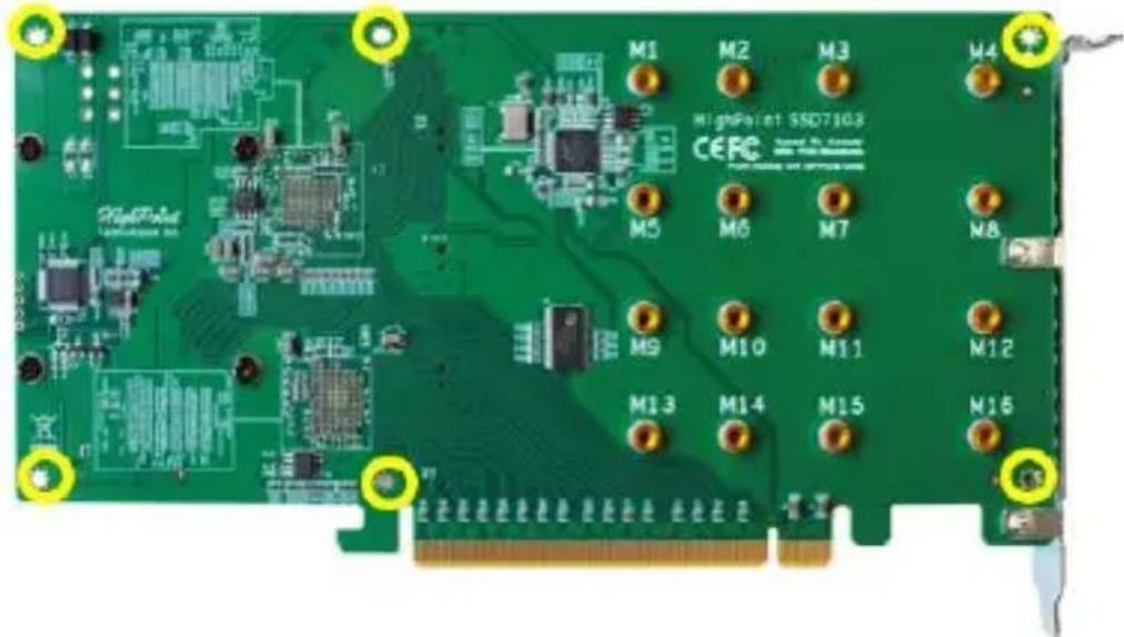 Highpoint SSD7103 - NVMe Drive Installation: - 8